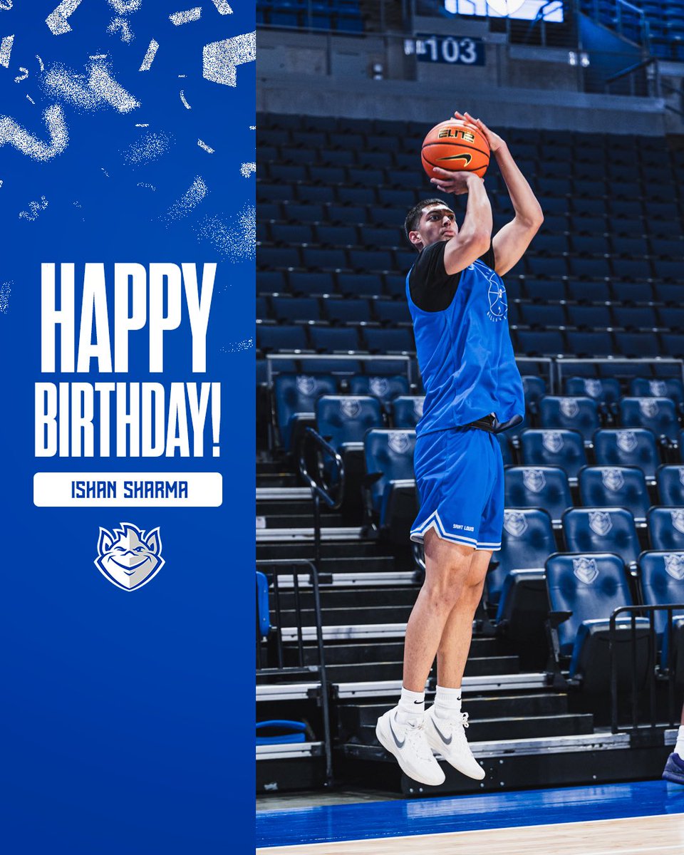SaintLouisMBB's tweet image. Billiken fans!
Join us in wishing Ishan Sharma a Happy Birthday!
#SLUForTheLou