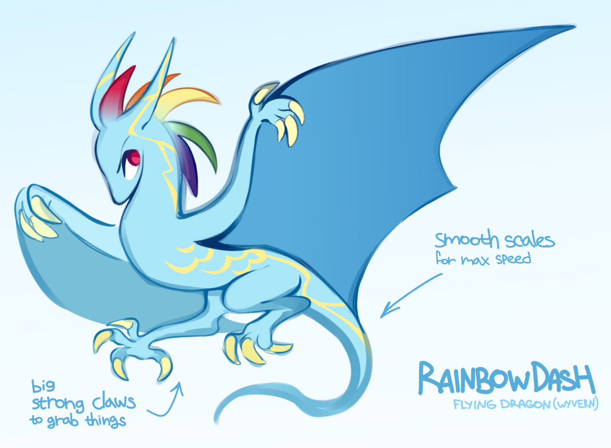 another_erat's tweet image. Dragon ponies🌟🌼
It started just for quick fun and to relax during sketching
Buuut now I have a deeper lore for them with lots of dragon species with fun abilities
Actually, I already rewrote Rarity, now she's a Mystical dragon with a natural strong flair