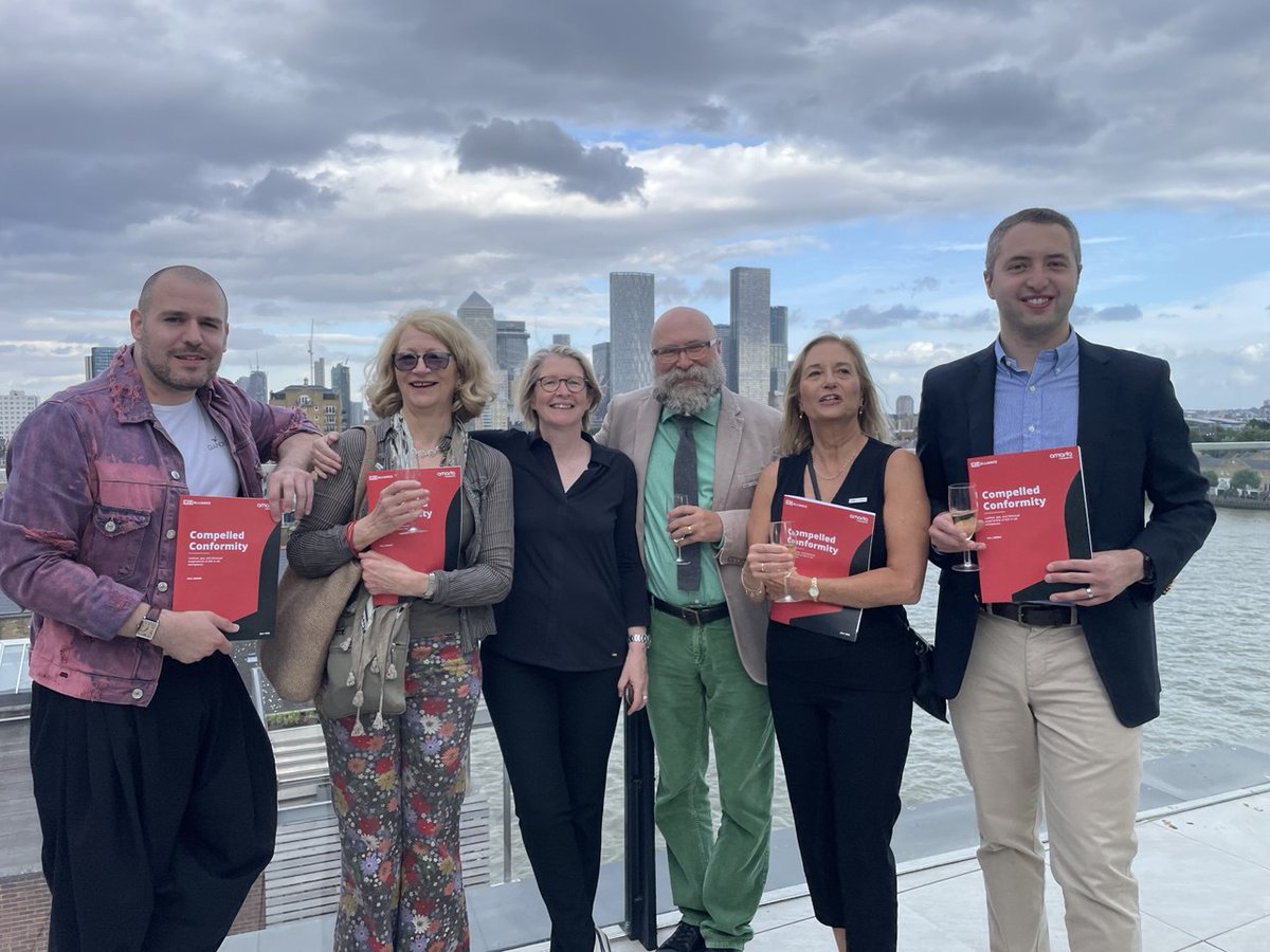 AllianceLGB's tweet image. Thanks to the Business Forum gang for all their hard work in producing Compelled Conformity. Let the launch party begin 🥳