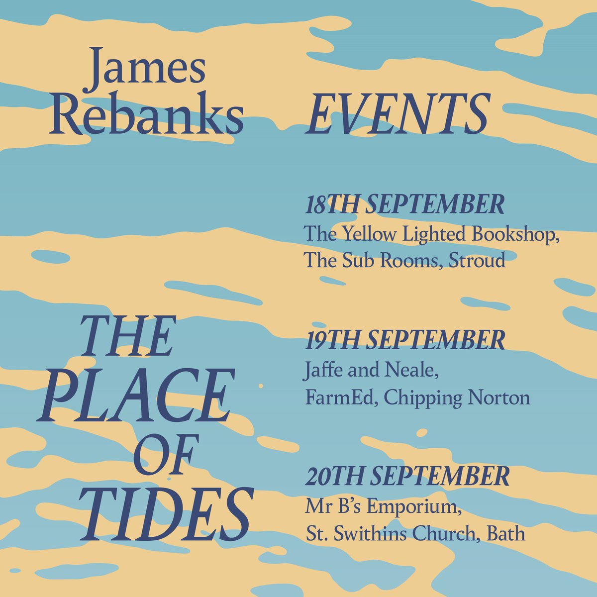 Little autumn book tour happening… to some very supportive booksellers 

Tickets available soon for…

Stroud
Chipping Norton 
Bath
