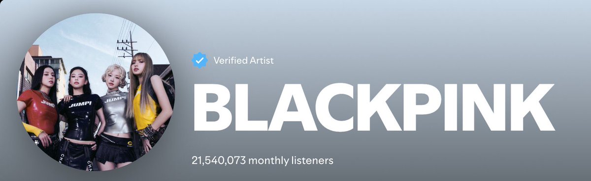 BLACKPINK BRASIL (@blackpinkbrasil) on Twitter photo BLACKPINK mais uma vez ultrapassou 21 milhões de ouvintes mensais no Spotify (+1,139,967).
#BLACKPINK <a href="/BLACKPINK/">BLACKPINKOFFICIAL</a> BLACKPINK mais uma vez ultrapassou 21 milhões de ouvintes mensais no Spotify (+1,139,967).
#BLACKPINK <a href="/BLACKPINK/">BLACKPINKOFFICIAL</a>
