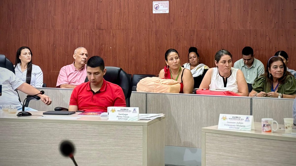 GobMeta's tweet photo. Presentamos junto a los miembros del Consejo Territorial de Paz, Reconciliación y Convivencia, el informe anual sobre las acciones realizadas del Consejo en el año 2024, ante la Asamblea Departamental del Meta. https://t.co/sz6BfZg1Cb