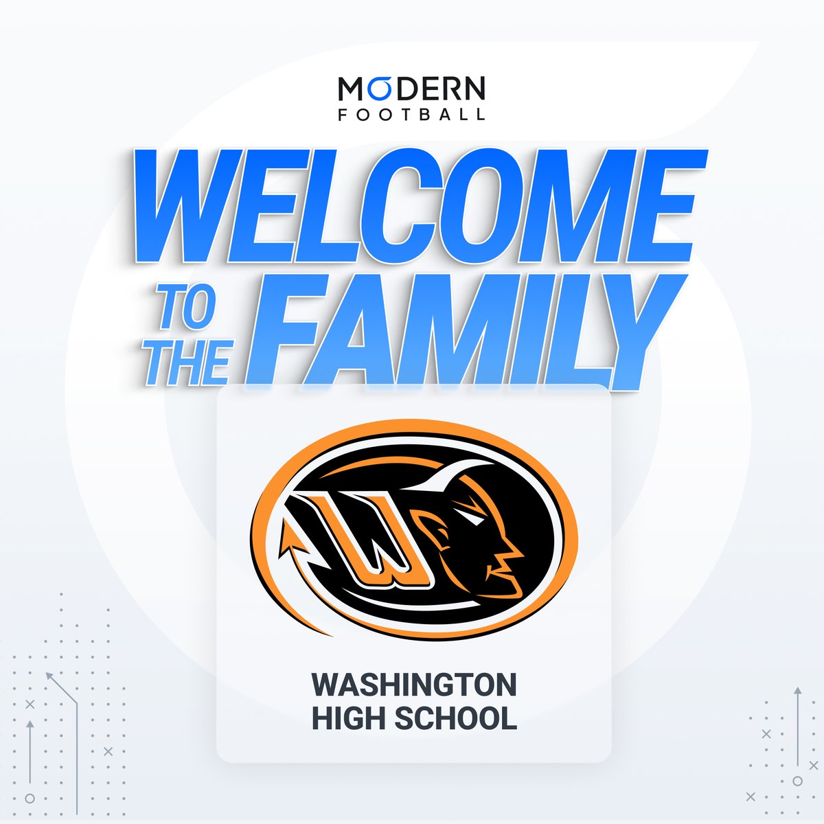 modernFB's tweet image. Washington High School chooses Modern Football!
“We chose Modern Football to put our athletes in the best position to experience success. We are most excited for the in-game analysis to help us determine our next plan of attack to make confident, data driven decisions. We are…