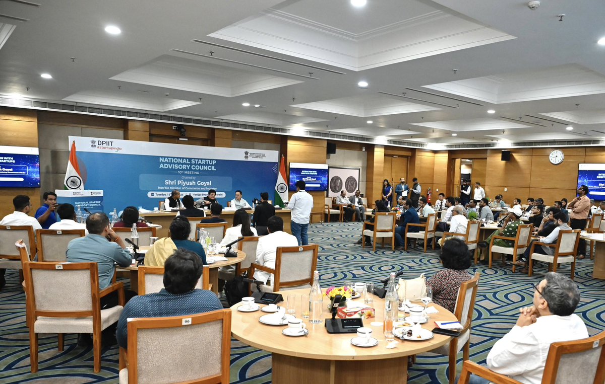 Held a constructive interaction with deeptech startups to understand their experiences &amp; insights and get their feedback. 

Discussions focused on enhanced access to funding, infrastructure support, regulatory facilitation, and global market linkages. 

Valuable inputs were