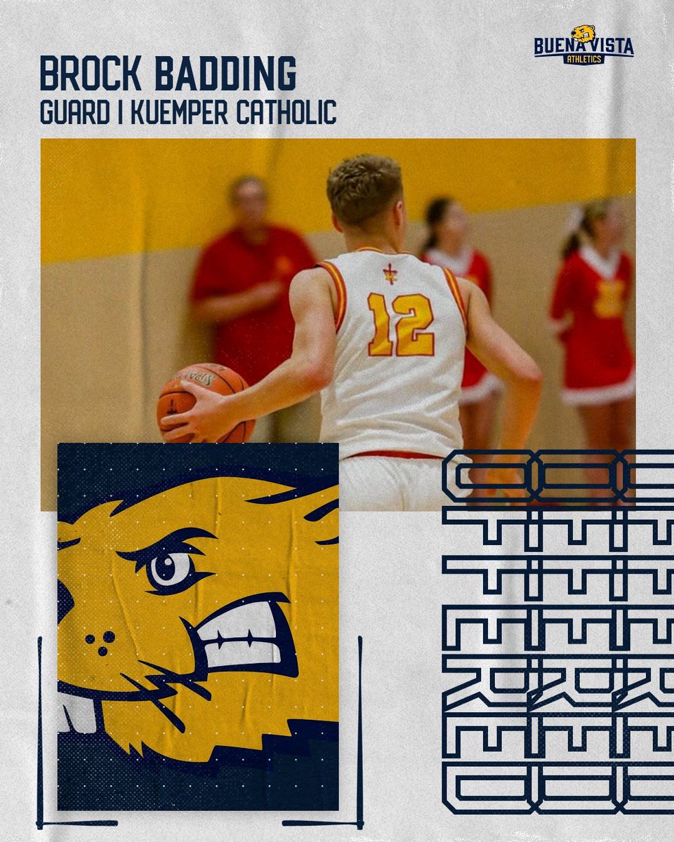 Brock Badding (@brockbadding) on Twitter photo I’m honored to have received an offer to continue my academic and athletic career at Buena Vista University! Thank you <a href="/Jeff_Horner2/">Jeff Horner</a> for the opportunity!
<a href="/TeamIowaUnited/">Iowa United</a> <a href="/KuemperKnights/">Kuemper Catholic School</a> I’m honored to have received an offer to continue my academic and athletic career at Buena Vista University! Thank you <a href="/Jeff_Horner2/">Jeff Horner</a> for the opportunity!
<a href="/TeamIowaUnited/">Iowa United</a> <a href="/KuemperKnights/">Kuemper Catholic School</a>