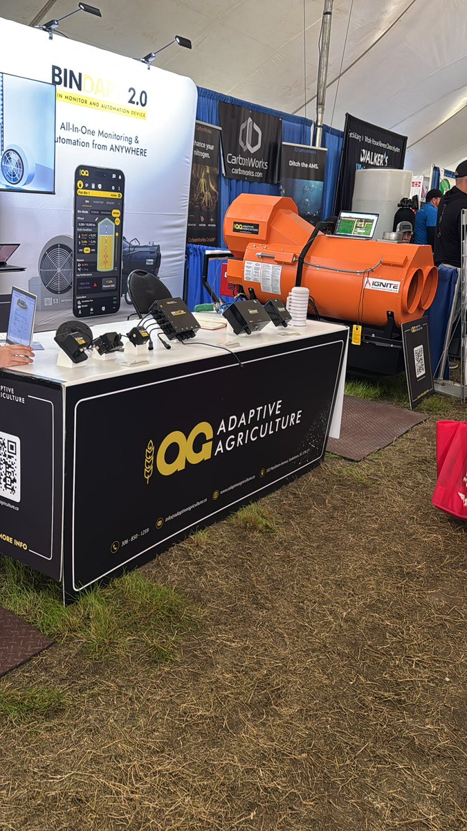 Come see us at Ag In Motion this week, new product highlights for 2025: #graindrying #binlevels adaptiveagriculture.ca