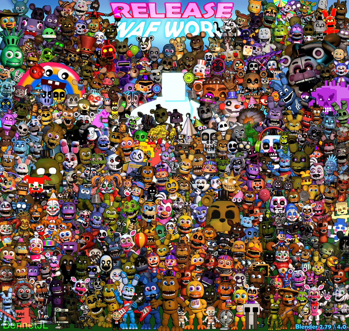 BennetJL_89's tweet image. FNAF WORLD PACK 2025 RELEASE!
This pack includes all characters from the FNaF World game + other characters from the franchise.
#FNAF 
Rules, info &amp;amp; Download Link 👇