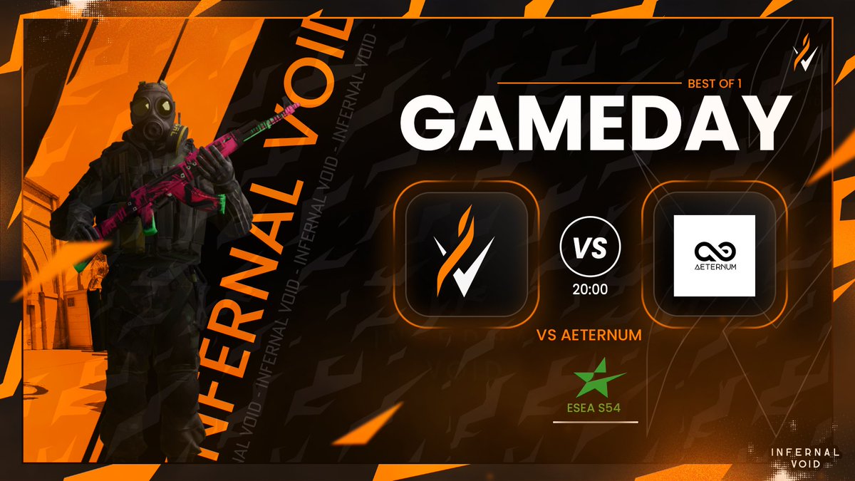 Infernal Void (@infernalvoid_iv) on Twitter photo It is game time!
We start our journey in <a href="/ESEA/">ESEA League</a> Season 54 with a match Vs Team Aeternum.
Let’s get the first W 🔥
#IVWIN #WeAreBurningForIt It is game time!
We start our journey in <a href="/ESEA/">ESEA League</a> Season 54 with a match Vs Team Aeternum.
Let’s get the first W 🔥
#IVWIN #WeAreBurningForIt