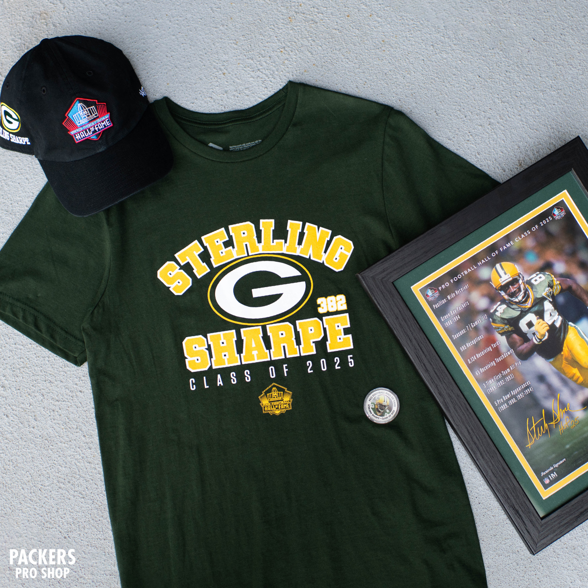 packersproshop's tweet image. There’s nothing more Sterling than #84 in Canton 🔥
Shop the collection: bit.ly/454kEGT