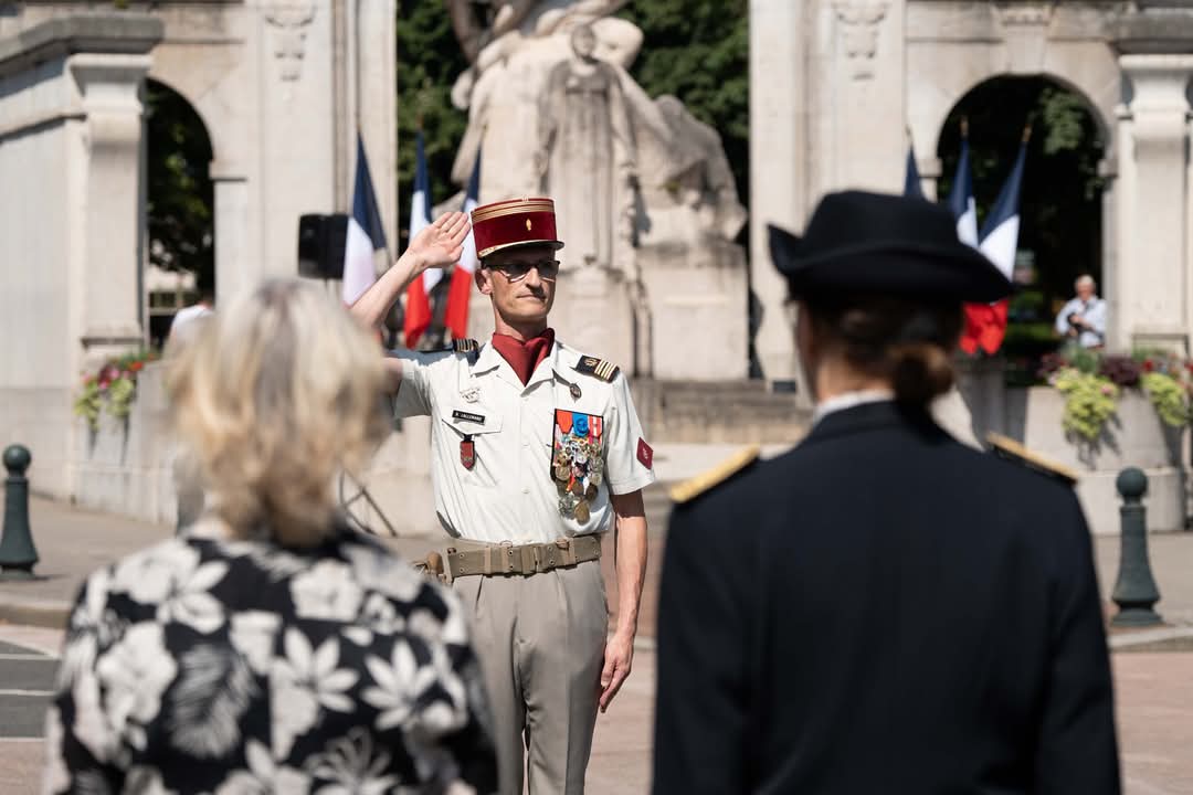 RegimentMedical's tweet image. 📸 Retour en image sur le 14 Juillet 2025 – ville.bourgenbresse
Le Régiment Médical était présent ce 14 juillet à Bourg-en-Bresse pour participer aux célébrations de la Fête nationale, aux côtés des autorités civiles et militaires.
Merci à la ville de Bourg-en-Bresse.