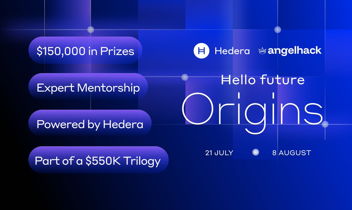 The Hello Future Hackathon returns as a bold new trilogy - a three-part saga where ideas ignite, evolve, and culminate into real-world impact. 🔥

And it all begins with Chapter 1: Origins - running from July 21 to August 8.

Whether you're a builder, founder, or visionary, this