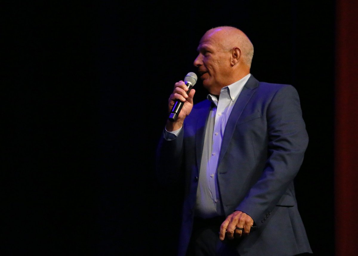 Wonderful morning at CPSD convocation with <a href="/87scottcantrell/">Scott Cantrell</a> offering words of wisdom! Pursue greatness and you’ll find it. Thank you, Scott!