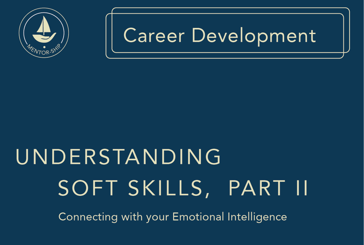 pfslepicka's tweet photo. 💡Understanding Soft Skills Part II is LIVE!  
Ever felt your emotions take over at work? You are not alone! Our new Mentor-Ship post is your guide to Emotional Intelligence (EI), with practical tools and tips. 🛟 Navigate EI with us:  
https://t.co/LSK8lzaDC3
#careerdevelopment https://t.co/3nFYWZ9Q1g