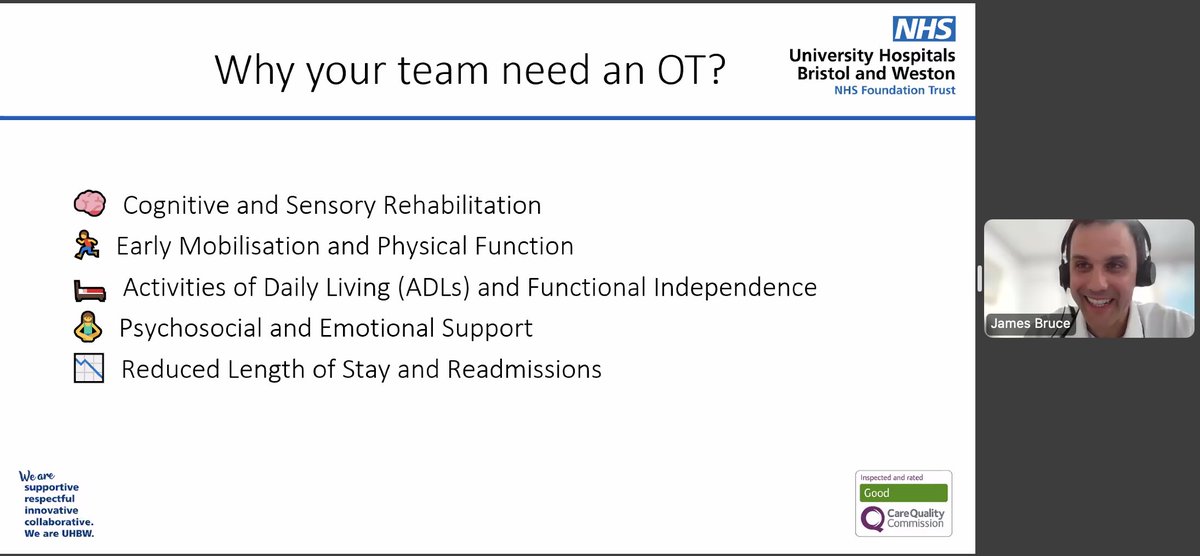 FOAMecmo's tweet image. Amazing #EuroELSOwebinar on rehabilitation on #ECMO today on role of speech &amp; language therapy, mobilization, occupational therapy in children &amp; adults during #ECMO support... Multidisciplinary collaboration is pivotal: #ICUrehab is a team sport!! The webinar was opened by…
