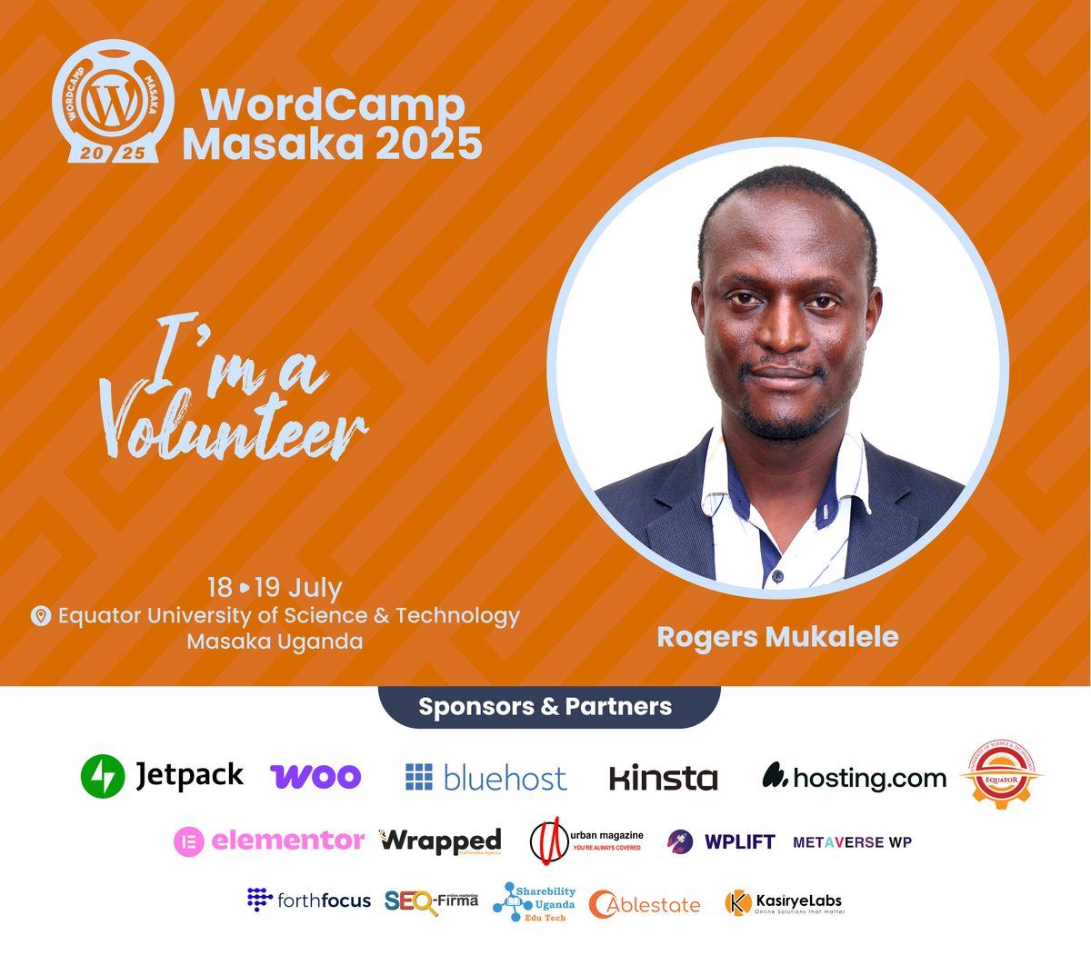 WordCamp Masaka 2025 (@wordpressmasaka) on Twitter photo π₯ Rogers Mukalele <a href="/mrogers4christ/">Mukalele Rogers</a> is the perfect definition of WordPress passion!
He's all in for WordCamp Masaka 2025 β volunteering, leading, and repping Ugandaβs tech future loud and proud! πΊπ¬
Letβs give him his flowers π
#WordPress #WCMasaka #WordPressCommunity π₯ Rogers Mukalele <a href="/mrogers4christ/">Mukalele Rogers</a> is the perfect definition of WordPress passion!
He's all in for WordCamp Masaka 2025 β volunteering, leading, and repping Ugandaβs tech future loud and proud! πΊπ¬
Letβs give him his flowers π
#WordPress #WCMasaka #WordPressCommunity