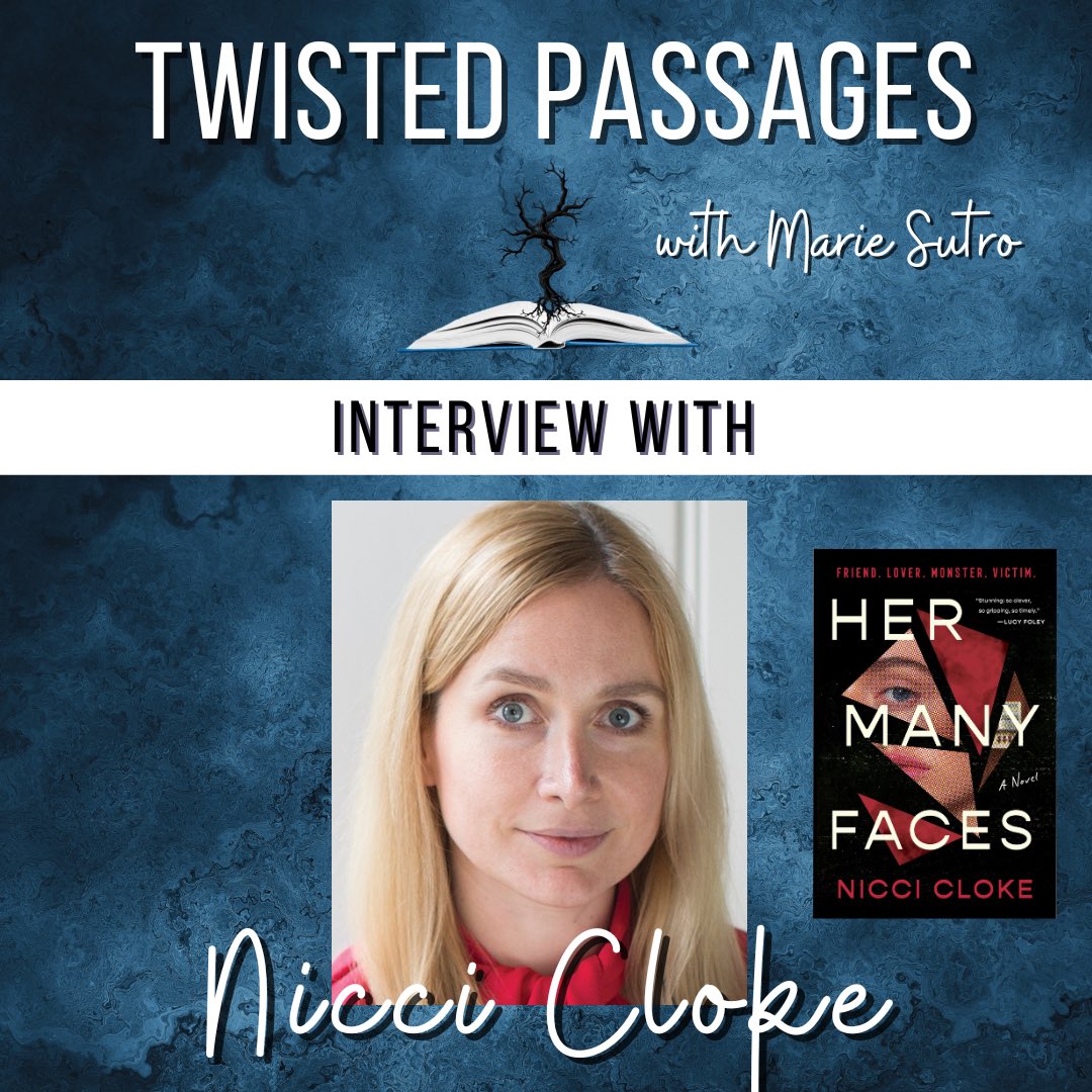 mariesutro's tweet image. Author Nicci Cloke, discusses her fantastic new release, HER MANY FACES! “…So original, thrilling and utterly addictive. I loved it.&quot;—Alice Feeney, NY Times bestselling author

Watch: youtu.be/zW_Pv1k9km8

#podcast #interview #psychological #thriller  #readers #booklover