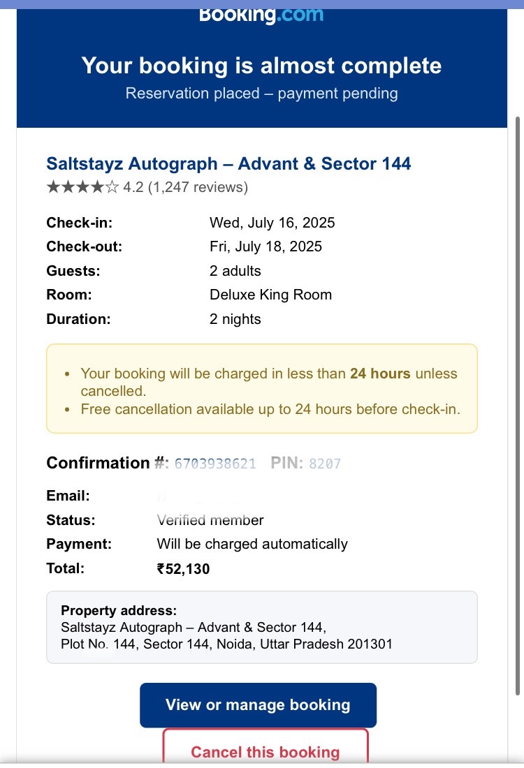 Rishi Roy (@rishi7_roy) on Twitter photo #Cybersecurity #cybercrimehelp #fraud
<a href="/Cyberdost/">CyberDost I4C</a> getting mails from so called verified account regarding hotel booking for a HUGE AMOUNT. Saying that cancellation will be processed through CARD. Wanting CARD DETAILS!! Do note and take action 🙏 #Cybersecurity #cybercrimehelp #fraud
<a href="/Cyberdost/">CyberDost I4C</a> getting mails from so called verified account regarding hotel booking for a HUGE AMOUNT. Saying that cancellation will be processed through CARD. Wanting CARD DETAILS!! Do note and take action 🙏