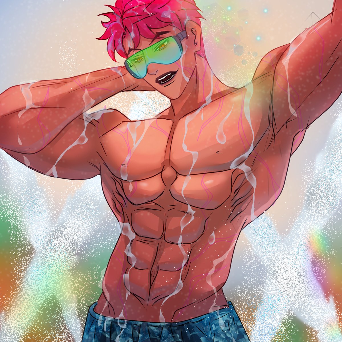 Gaea_efe's tweet image. Waterbomb Abby 💦💫
#KPOPDEMOMHUNTERS #WATERBOMB #Abby