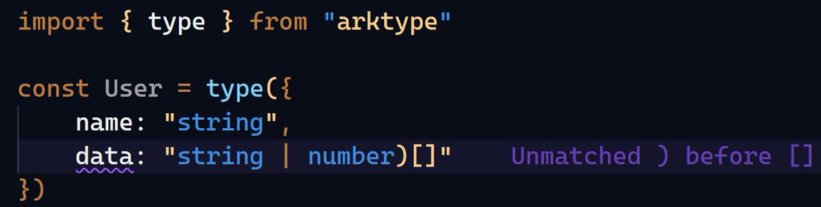 arktypeio's tweet image. bUt sTriNgs CaNt bE TypEsAfe