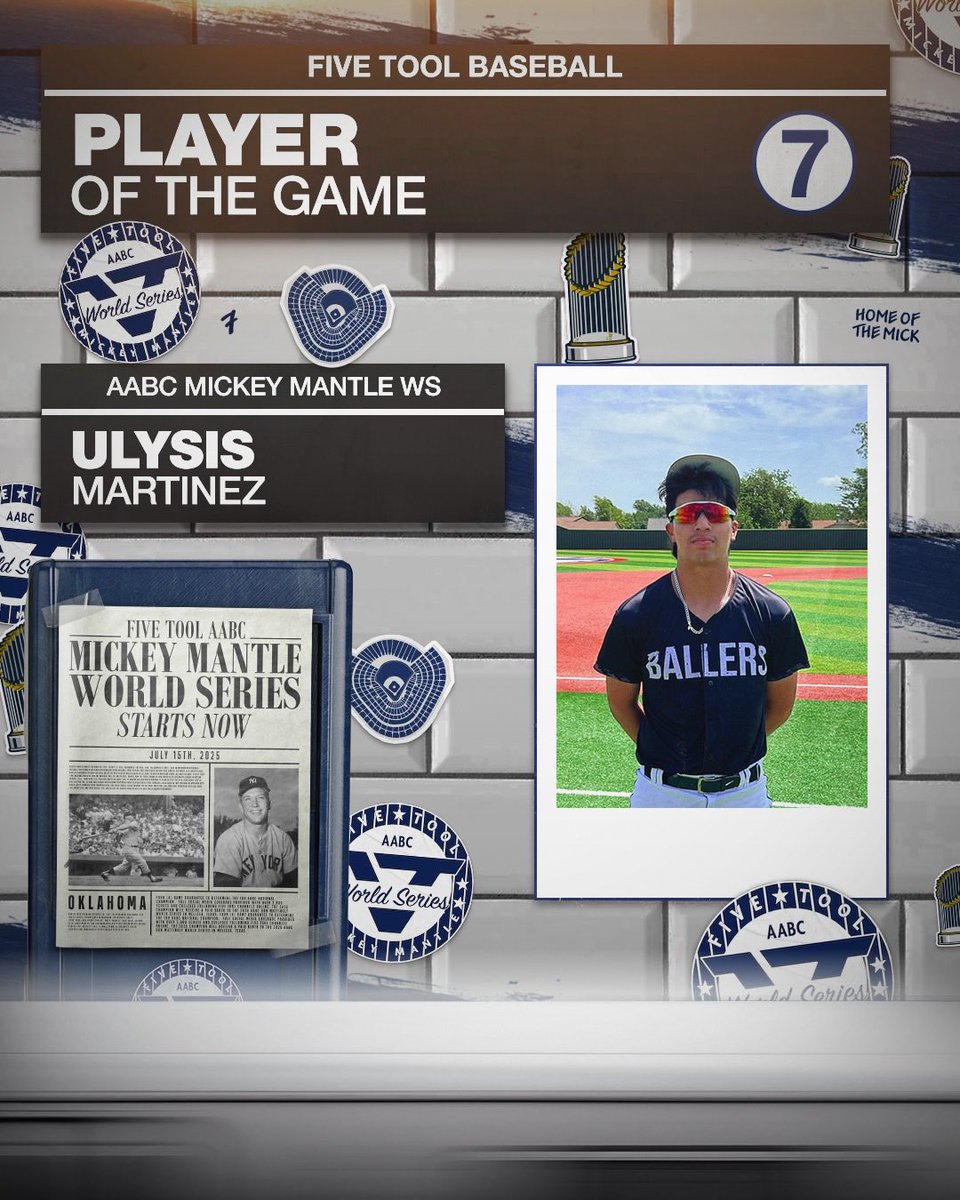 Five Tool Oklahoma (@fivetoolok) on Twitter photo #MantleWS F: <a href="/TBTTexas/">TBT Texas Baseball</a> 16U National 4, Canes Southwest 2027 Wallace 3
PoG: <a href="/ulysis33/">Ulysis Martinez</a> 1-2, RBI, R, BB #MantleWS F: <a href="/TBTTexas/">TBT Texas Baseball</a> 16U National 4, Canes Southwest 2027 Wallace 3
PoG: <a href="/ulysis33/">Ulysis Martinez</a> 1-2, RBI, R, BB
