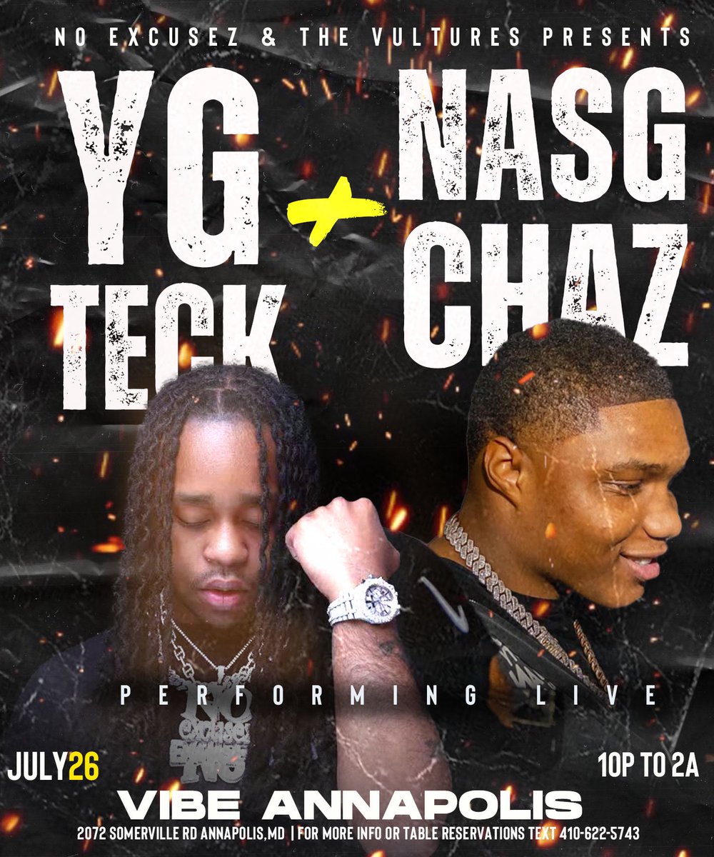 YGTECK_AFTM's tweet image. Annapolis we goin crazyyyyyyy 🔥 eventbrite.com/e/yg-teck-nasg…