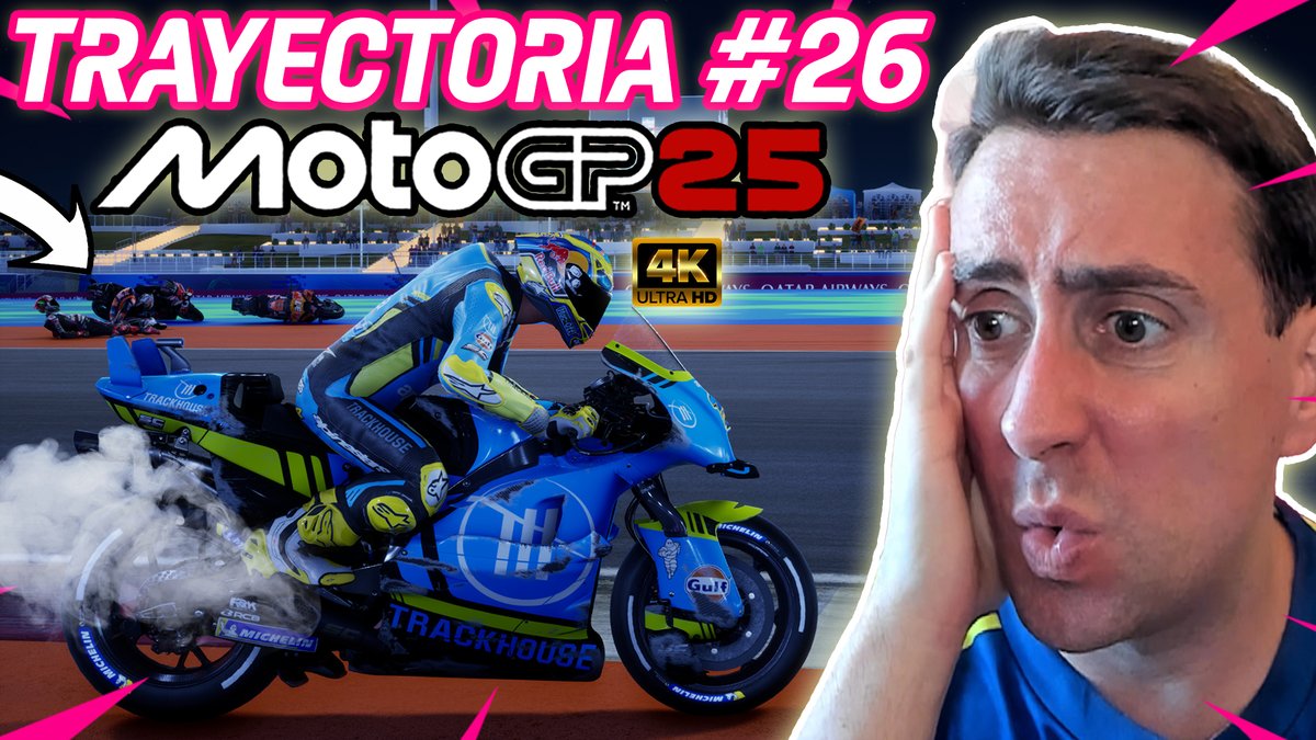 Jorge_Sprinter's tweet image. 🚨NUEVO CAPITULO DEL MODO TRAYECTORIA OTRA VEZ SUFRIMOS UN ATAQUE INESPERADO !
VER AQUI👉youtu.be/xUjDCrX32-I
💥 MOTOGP 25 PROBLEMAS con la MOTO en QATAR | IA 120% MODO TRAYECTORIA 26 💥
#PlayStation #MotoGP #GermanGP