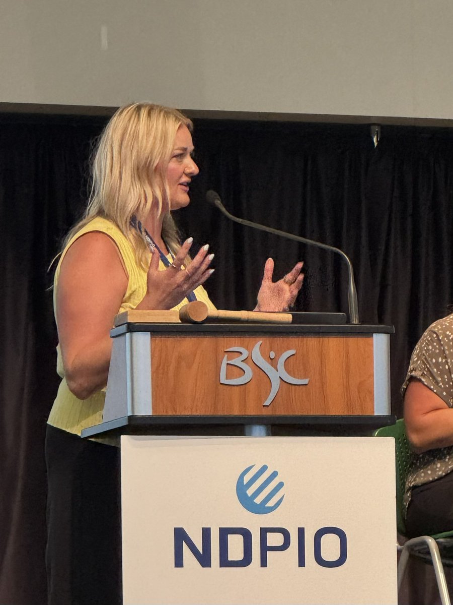 Today, North Dakota Living Editor Cally Peterson moderated a powerful discussion on a topic that matters to every community — how to communicate during emergencies and disasters. The panel was part of the NDPIO Association’s 2025 Training Conference in Bismarck.