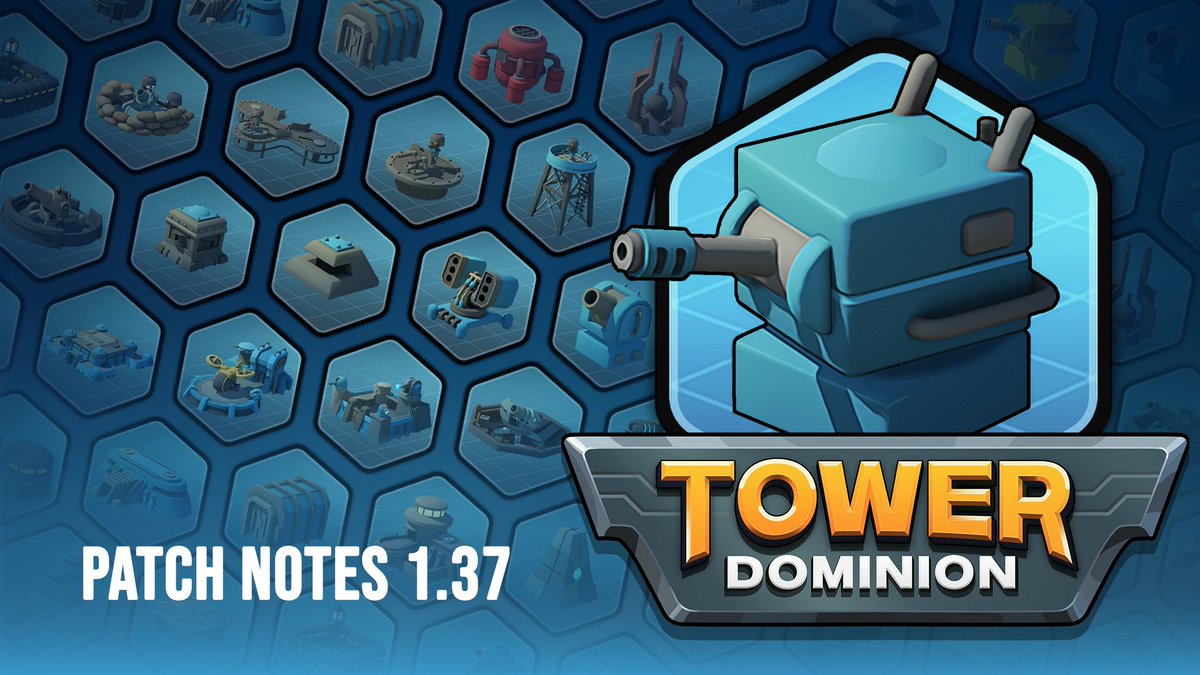 ⚔️PATCH NOTE 1.37⚔️

This one’s all about smoother performance:
✅ Fewer slowdowns
✅ Faster pathing
✅ Massive waves in Endless? No problem.
✅ Speed x3 now runs clean and sharp.

Full notes on Steam, Discord, and Reddit! 🛠️💬
#TowerDominion #Update #indie #TowerDefense