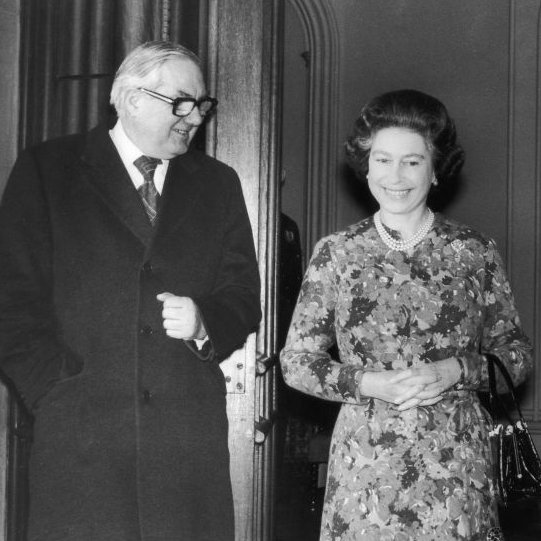 In 1977, the Cabinet gifted the Queen a silver coffee pot for her Silver Jubilee.

When she received it, the Queen apparently said to Callaghan: 'Oh! I’m so glad you haven’t repeated Mr Disraeli’s gift to Queen Victoria. He gave her a painting of himself.'