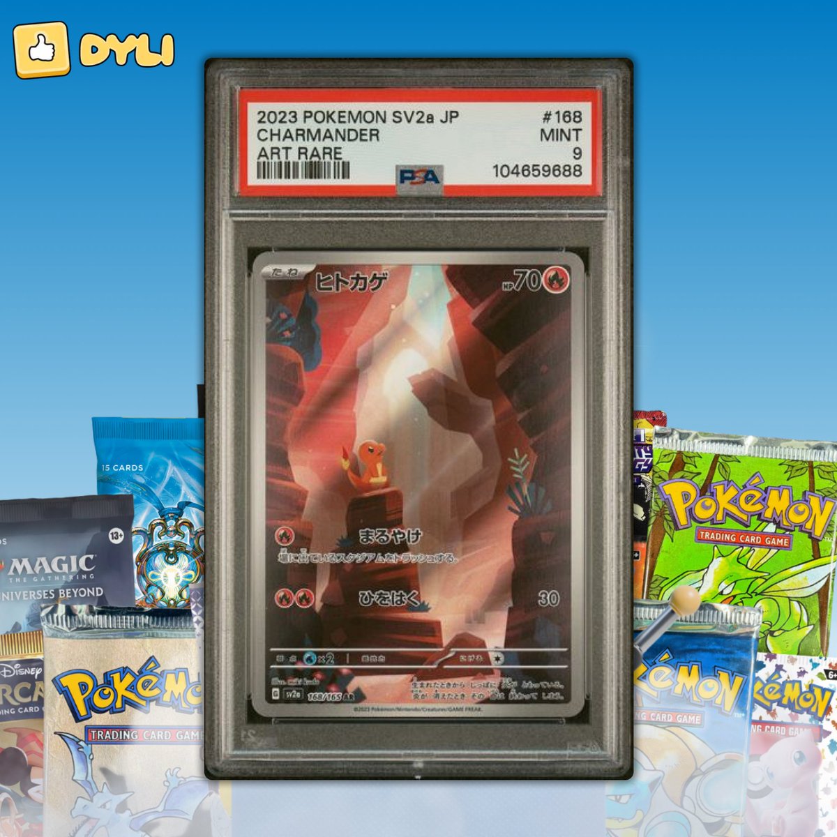 Just pulled this PSA 9 Charmander on DYLI!

Loving the Slab Flip feature, if you're into collectibles get on DYLI rfn. 👇