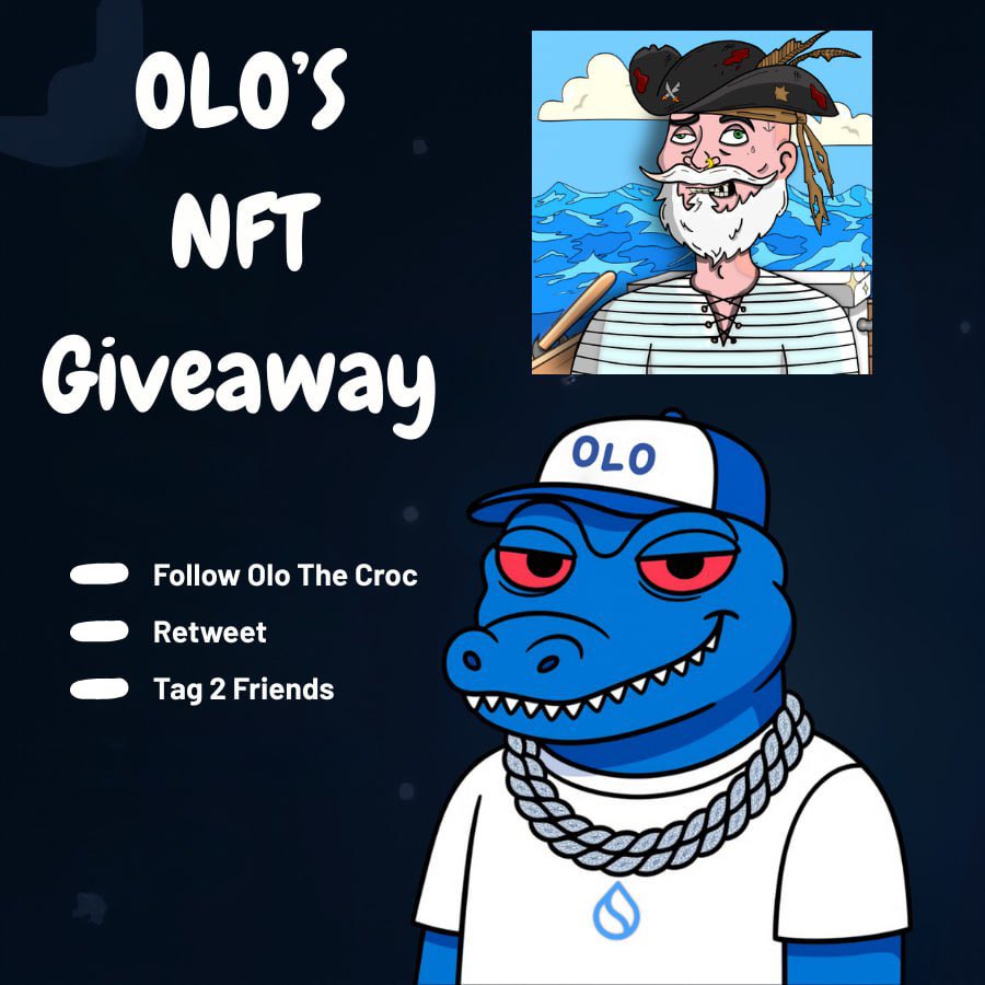 Olo The Croc (@olothecroc) on Twitter photo OLO’S WEEKLY NFT GIVEAWAY
This week we’re giving away a <a href="/BoredToiletClub/">Bored Toilet Club</a> NFT to one lucky croc 🐊
To enter:
✅ Follow <a href="/OloTheCroc/">Olo The Croc</a>
🔁 Retweet
👥 Tag 2 friends
⏳ 48 hours to enter — let’s run it!
#Sui #NFTGiveaway #OloTheCroc #BoredToilet OLO’S WEEKLY NFT GIVEAWAY
This week we’re giving away a <a href="/BoredToiletClub/">Bored Toilet Club</a> NFT to one lucky croc 🐊
To enter:
✅ Follow <a href="/OloTheCroc/">Olo The Croc</a>
🔁 Retweet
👥 Tag 2 friends
⏳ 48 hours to enter — let’s run it!
#Sui #NFTGiveaway #OloTheCroc #BoredToilet