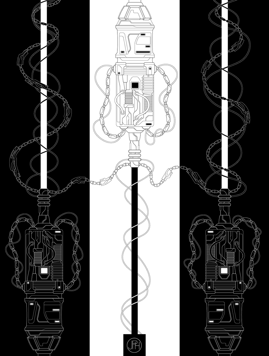 jphanel1972's tweet image. Now part of my portfolio series exploring machine aesthetics and futuristic symbolism
⚡ Interconnections - A visual narrative of energy, symmetry, and control. This piece blends industrial design with sci-fi storytelling, showing three mechanical modules connected by organic,…