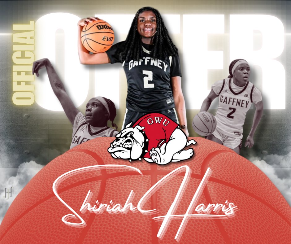 Shiriah Harris 2026 (@harrisshiriah) on Twitter photo After a good weekend at Run4Roses and a great conversation with Coach Williams. I am extremely grateful to announce I have received an offer from <a href="/GWU_WBK/">Gardner-Webb Women’s Basketball</a>! Thank you to the entire staff for believing in me and giving me this opportunity! Go Bulldogs!! <a href="/Swanny1973/">Bret Swanson</a> <a href="/GaffneyGBB/">Gaffney Girls Basketball</a> After a good weekend at Run4Roses and a great conversation with Coach Williams. I am extremely grateful to announce I have received an offer from <a href="/GWU_WBK/">Gardner-Webb Women’s Basketball</a>! Thank you to the entire staff for believing in me and giving me this opportunity! Go Bulldogs!! <a href="/Swanny1973/">Bret Swanson</a> <a href="/GaffneyGBB/">Gaffney Girls Basketball</a>