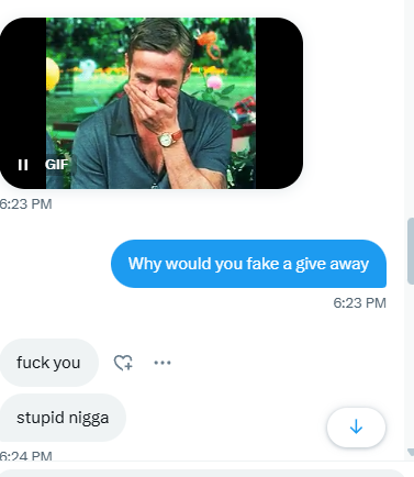 Bro no way this guy had the audacity to lie to little kids about a giveaway