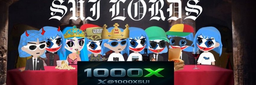 Hey <a href="/SuiLords/">SuiLords</a> the 1000X community would like to Bless and Airdrop all of the SUI Lord holders with a $X1000 bag as a token of appreciation to the OG community at <a href="/SuiLords/">SuiLords</a>. <a href="/BunnyGirlBags/">BG ⚠️</a> and <a href="/Rikbitz/">Rick ⚠️ ᛤ</a> what do you say my guys!?