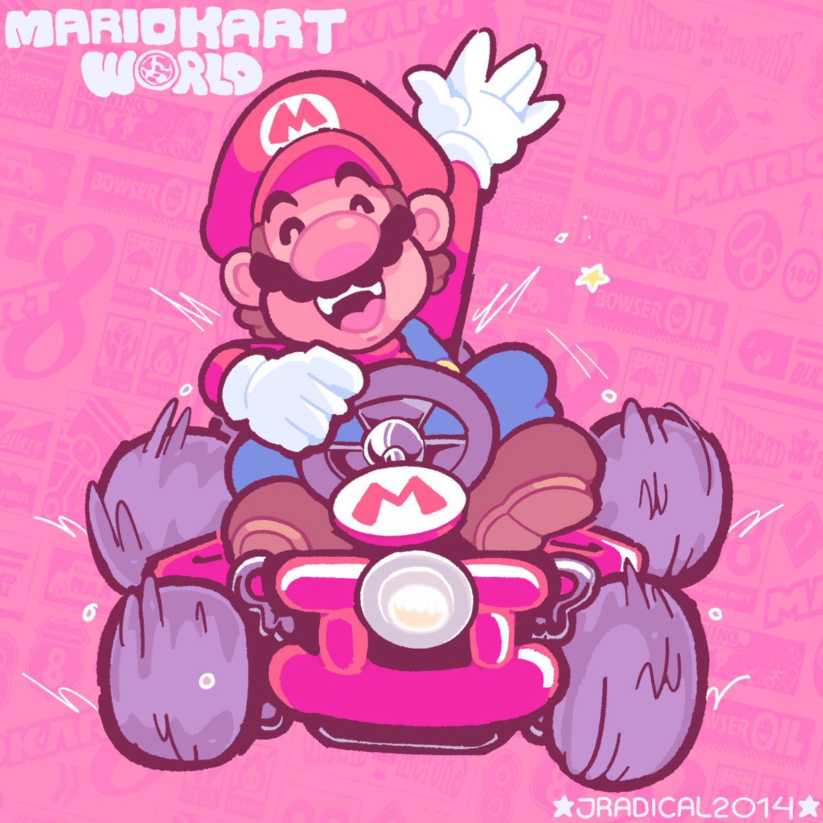 jradical2014's tweet image. MARIO KART WORLD 🏎️🔥🔥🔥
Cus i’m in the driving mood 😜
#mario #nintendo