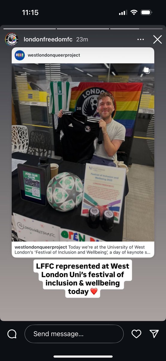 Our very own Jack “The Monster Midfielder” charming the pants off everyone at <a href="/westlondonuni/">Uni of West London</a> today 👌