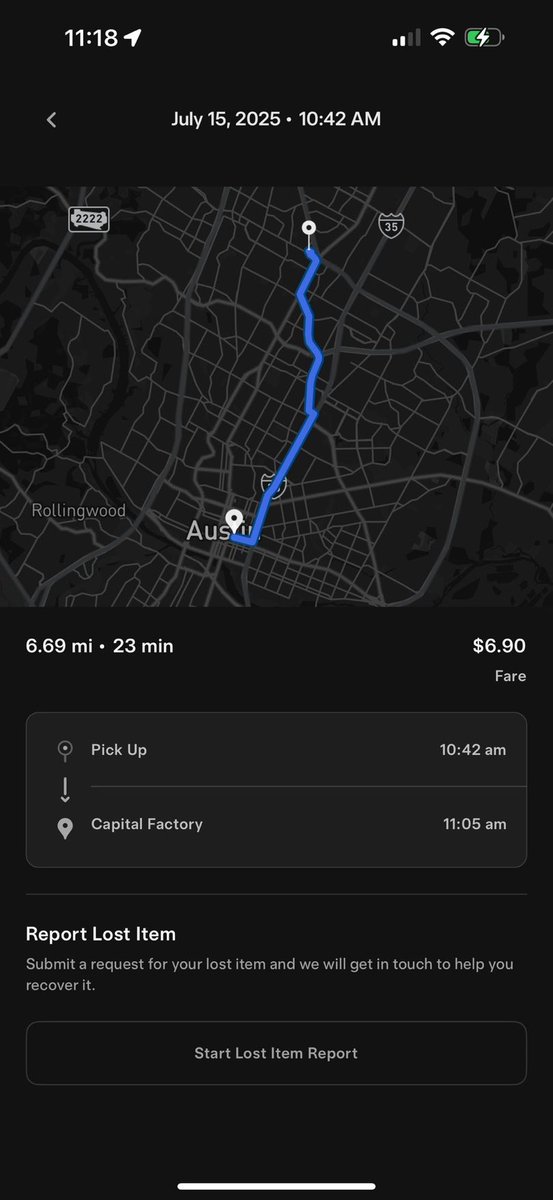🚨 It’s official: the Tesla Robotaxi fare is now $6.90