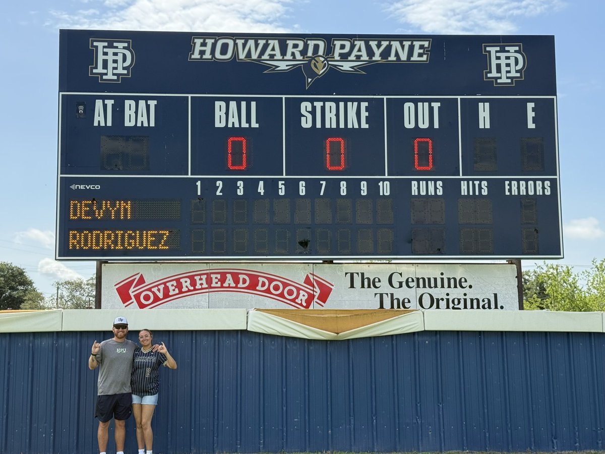 Had a great time and experience touring Howard Payne University. Thank you Coach Worsencroft for an  official offer to continue my education and softball career at Howard Payne University. <a href="/HPUsoftball/">Howard Payne Softball</a>