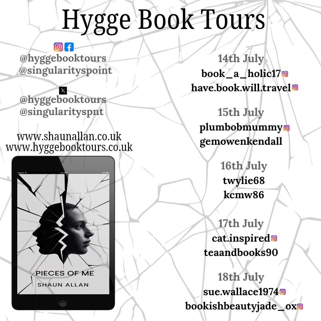 Hygge Book Tours (@hyggebooktours) on Twitter photo "What a collection of truly beautiful poems"
Such a lovely day for <a href="/singularityspnt/">Shaun Allan! โ๏ธ๐</a> today ๐ฅฐ
Tomorrow we have <a href="/twylie68/">Tami Wylie: bibliophile/ book reviewer ๐</a> & <a href="/kcmw86/">Bookworm86</a> ๐
#hyggebooktours #hygge #booktours #booktourorganiser #bookbloggers #bookstagram #authorpromo #supportingauthors #bookpromotion "What a collection of truly beautiful poems"
Such a lovely day for <a href="/singularityspnt/">Shaun Allan! โ๏ธ๐</a> today ๐ฅฐ
Tomorrow we have <a href="/twylie68/">Tami Wylie: bibliophile/ book reviewer ๐</a> & <a href="/kcmw86/">Bookworm86</a> ๐
#hyggebooktours #hygge #booktours #booktourorganiser #bookbloggers #bookstagram #authorpromo #supportingauthors #bookpromotion