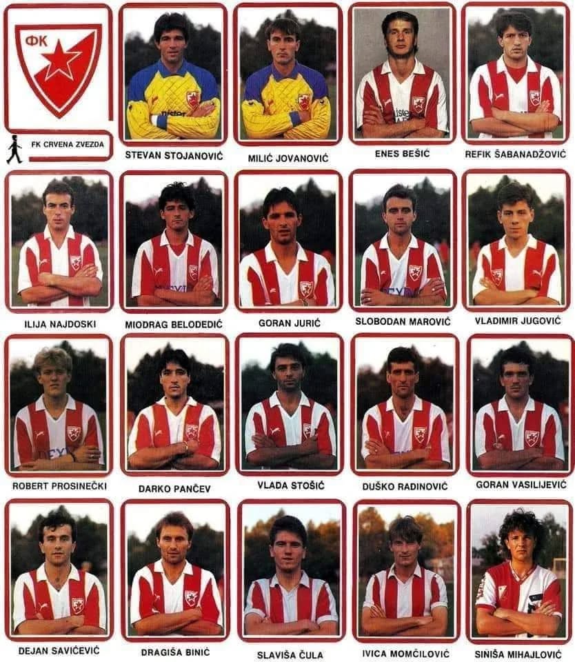 Red Star Belgrade, 1991.