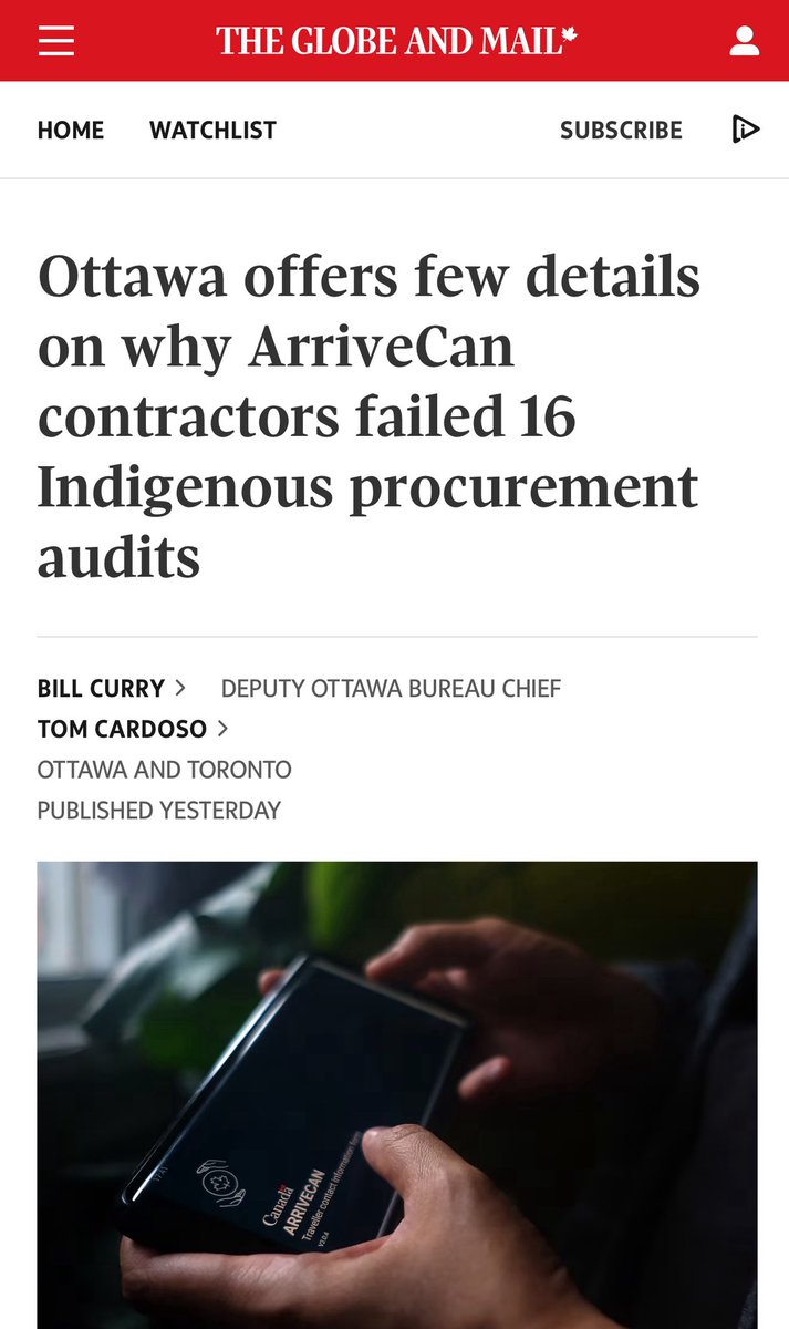 GarnettGenuis's tweet image. Carney Liberals hide critical information about ArriveScam Scandal and Indigenous Procurement Scandal.
Elite insiders pretended to be Indigenous to get government cash.
If Liberals were a “new” government, they’d have no problem releasing the documents.
theglobeandmail.com/politics/artic…