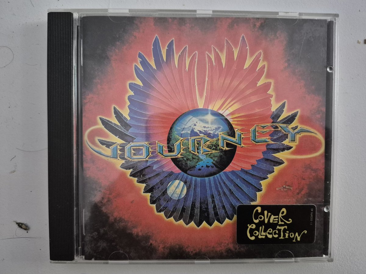 #chazza  Journey " Infinity", my first Journey album on CD, though I have " Escape" on vinyl.   #charityshopCDs