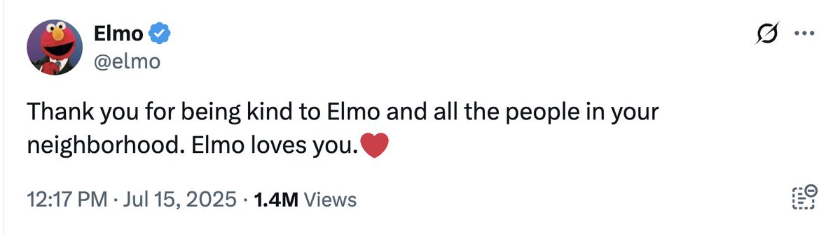Finally! <a href="/elmo/">Elmo</a>'s first post back. 

A teachable moment for children all over the world. 

Teaching them there is no need to apologize for Jew-hate — and that you should always find a way to victimize yourself instead.