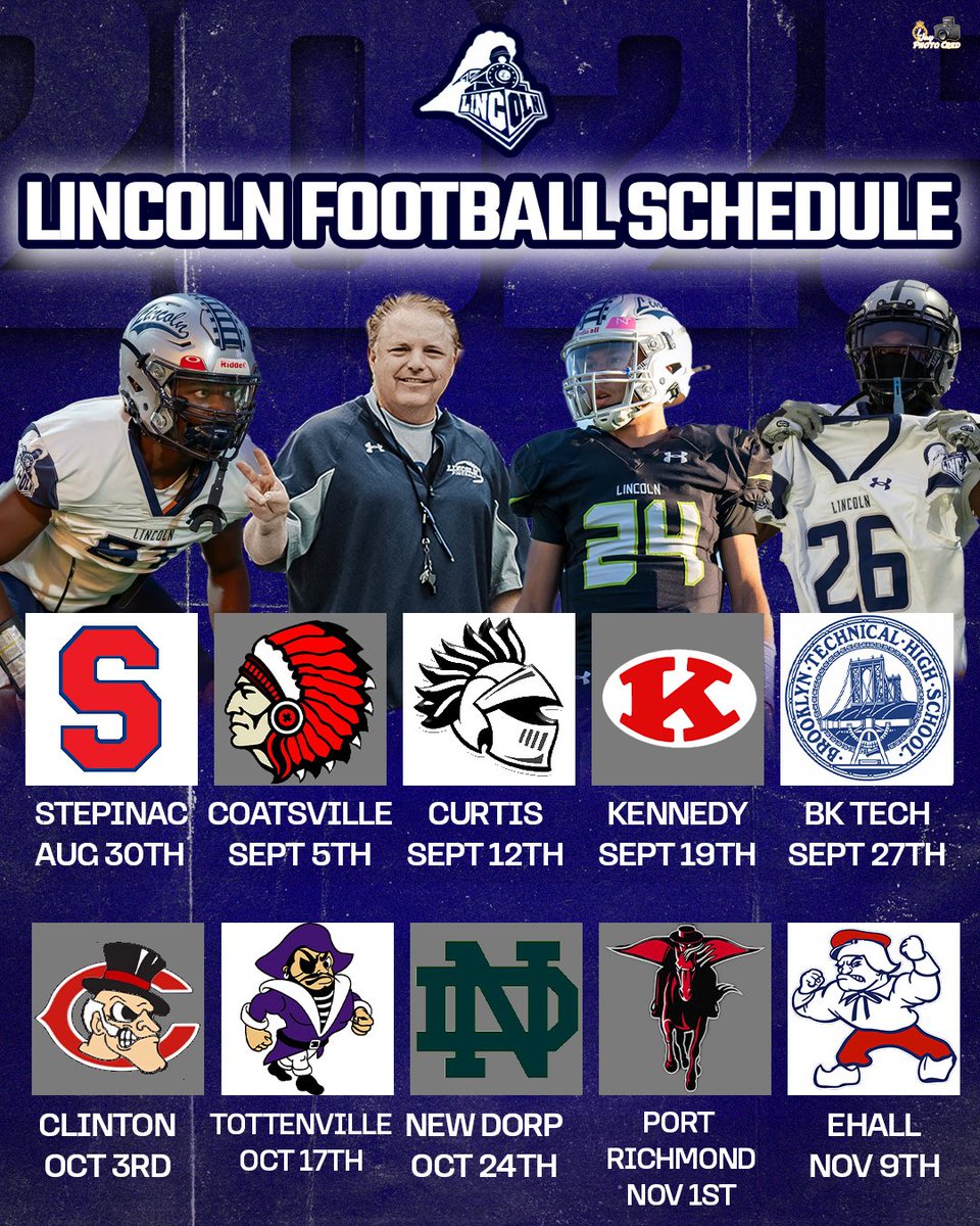 Lincoln Football 2025 
Thank you <a href="/ShotByLJay18/">Lincoln Jacobs</a> for graphics ! 🚊🚊🚊🚊