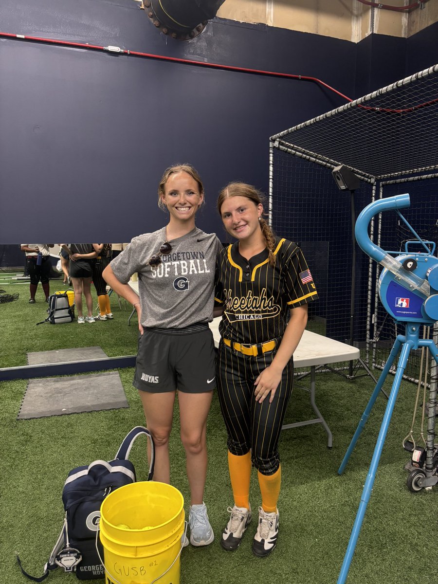 Had a great time <a href="/HoyaSoftball/">Georgetown Softball</a> camp yesterday. Thank you Coach Dolby for leading a great camp! I enjoyed all of the hitting drills and pitching obstacles. 

<a href="/camryndolby/">Camryn Dolby Johns</a> <a href="/CheetahsD16U/">ChicagoCheetahsDonnelly</a> <a href="/TopPreps/">TOP PREPS @TopPreps | X | Sports News & Recruiting</a> <a href="/ExtraInningSB/">EXTRA INNING SOFTBALL</a> <a href="/NCSA_Softball/">NCSA Softball</a> <a href="/Softball_Home/">Softball Home🥎</a> <a href="/CoastRecruits/">Coast 2 Coast Recruits</a>
