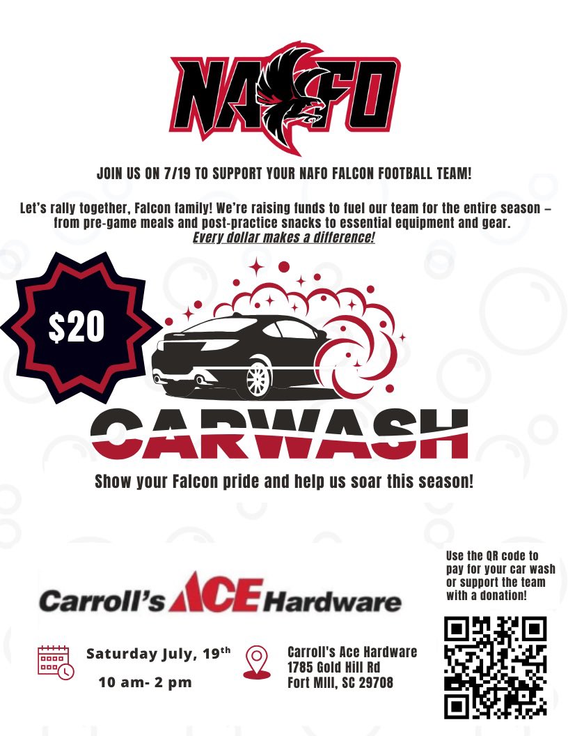 🎵 Workin’ at the Car Wash 🎵

🗓️ Sat, July 19th 
📍 Ace Hardware 
🔗 gofan.co/event/3752898

#PullTheRope