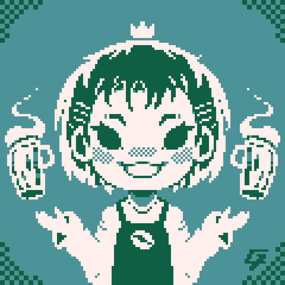 GGrajenowski's tweet photo. Something for a Japanese friend! 🇯🇵🙌
頑張ってね～！
#pixelart #ドット絵 #art https://t.co/ZQ7r0Wkf5b