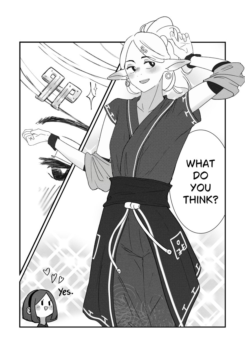 Intro pages are done! Time to lock-in on the yuri manga mode, kek 