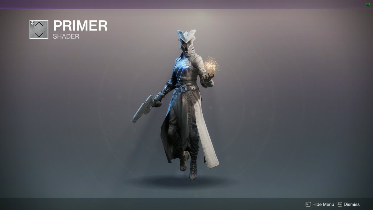 New shader for bright dust called "Primer"